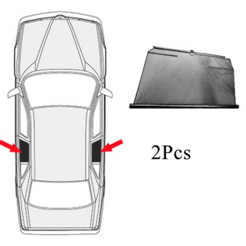 側面 風窓 日がさ 日おおい 車用 窓掛け 当てはめる: メルセデスベンツ/MERCEDES BENZ C 位置付け W202 W203 2 後押し 風窓 AL-II-0923 AL