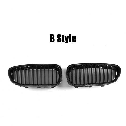 カーボンファイバー フロント バンパー センター メッシュ レーシング グリル 適用: BMW 5シリーズ F10 F11 M5 520D 523i 530D 530i 540i 535i 528D 10-16 B スタイル AL-II-0987 ALの通販は