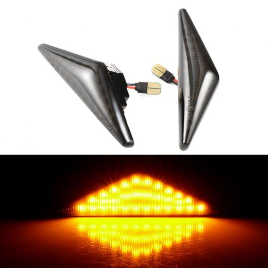 2ピース LED ダイナミック サイド マーカー ウインカー シーケンシャル ライト 適用: フォード/FORD モンデオ 2000-2007 MK 3 フォーカス MK1 1998-2004 通常 AL-II-1835 AL