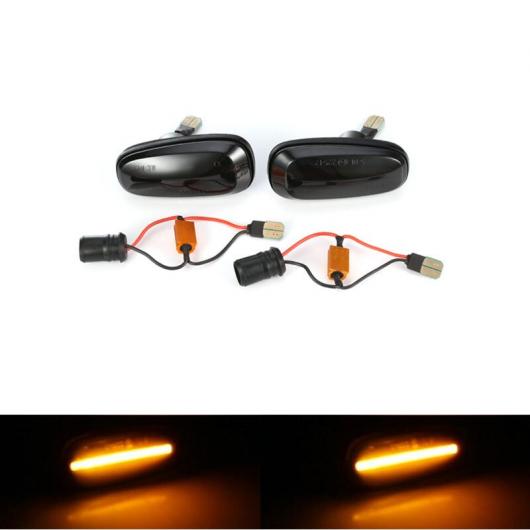 2ピース イエロー LED ウインカー ダイナミック サイド マーカー シーケンシャル ライト 適用: オペル/OPEL アストラ G 1998-2009 ザフィーラ A 1999-2005 通常 AL-II-1887 AL