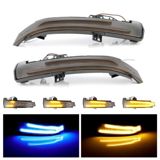 適用: メルセデス ベンツ W176 W246 W204 W212 C117 X156 A B C E S CLA GLA CLS クラス ダイナミック ウインカー LED ライト サイド ミラー インジケーター シーケンシャル ブルー AL-II-1954 AL
