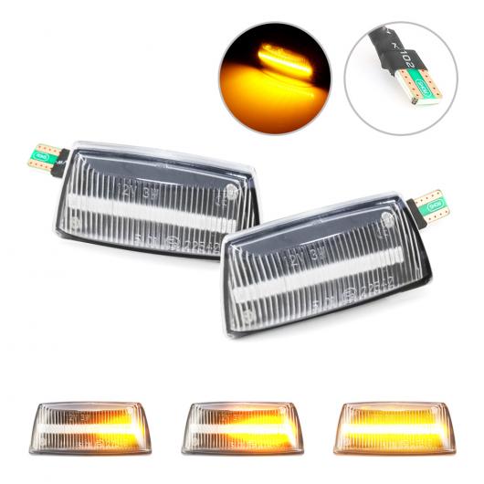 適用: オペル/OPEL インシグニア アストラ H コルサ D ザフィーラ B シボレー/CHEVROLET クルーズ LED ダイナミック サイド マーカー ウインカー シーケンシャル ランプ クリア シェル AL-II-1982 AL