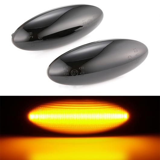 2ピース 適用: トヨタ ヴィッツ ヤリス カローラ オーリス MK1 E15 RAV4 MK3 ダイナミック LED ウインカー サイド マーカー ライト シーケンシャル ランプ 通常 AL-II-2058 AL