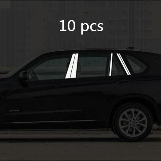 ステンレス スチール ウインドウ ガーニッシュ ピラー ウインドウ ミドル ストリップ トリム 適用: BMW X5 2008-2013 ホワイト AL-II-2311 AL