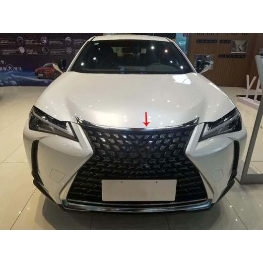 マシーン カバー ストリップ フロント フェイス 装飾 ブライト ストリップ エンジン カバー 適用: レクサス UX200 250H 260H 2019 2020 ABS クローム 1ピース AL-II-2502 AL
