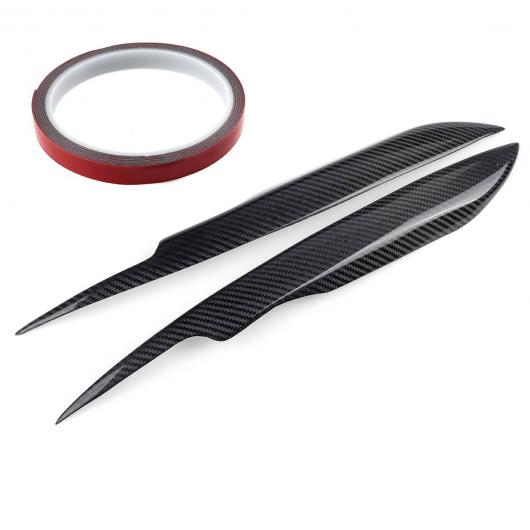 ヘッドライト アイブロー アイリッド 樹脂 ステッカー トリム カバー メンバー 適用: アウディ/AUDI A4 S4 RS4 B7 05 08 カーボン調 AL-II-3194 ALの通販は