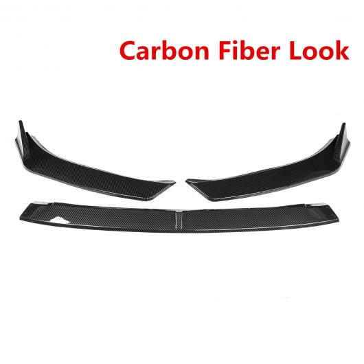 取り外し可能 3ピース フロント リップ チン バンパー スポイラー スプリッター ボディ キット ディフューザー デフレクター 適用: マツダ 6 アテンザ 2019 2020 カーボン調 AL-II-3221 AL 30,950円