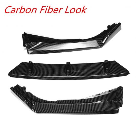 フロント バンパー スプリッタ リップ ディフューザー スポイラー プロテクター カバー トリム 適用: ホンダ アコード 2018 2019 カーボン調 AL-II-3272 ALの通販は