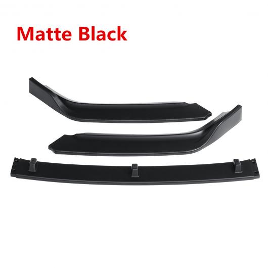 フロント バンパー リップ スプリッタ リップ チン バンパー ディフューザー スポイラー ボディ キット 保護 適用: VW ジェッタ MK6.5 2015 2016 2017 2018 マットブラック AL-II-3818 AL