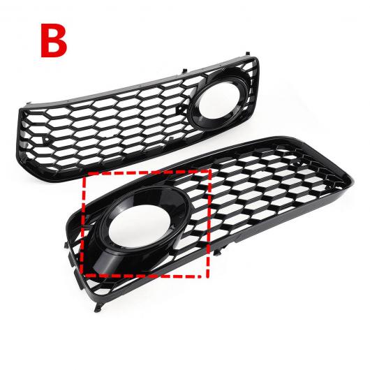 A5 S5 B8 フロント フォグライト グリル ランプ カバー ハニカム フロント 適用: アウディ/AUDI A5 S ライン/S5 B8 RS5 2008 2012 タイプB AL-II-3850 AL