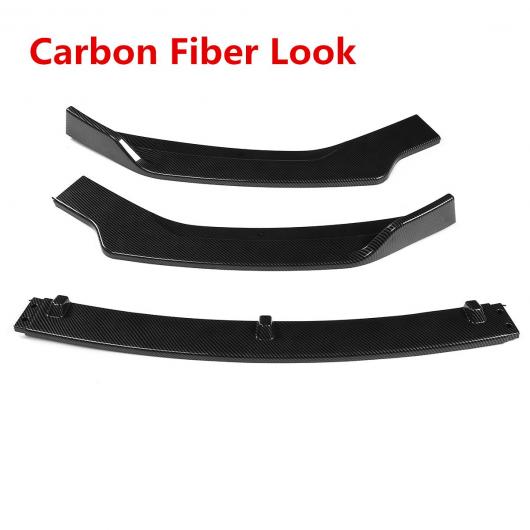 3ピース フロント バンパー リップ スプリッタ ディフューザー