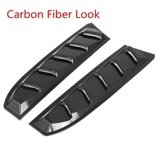 2ピース リア シールド ローバー/ROVER シャッター ウインドウ スポイラー ローバー/ROVER カバー トリム 適用: ホンダ シビック 2016 2017 2018 2019 2020 カーボン調 AL-II-4087 ALの通販はその他カー用品