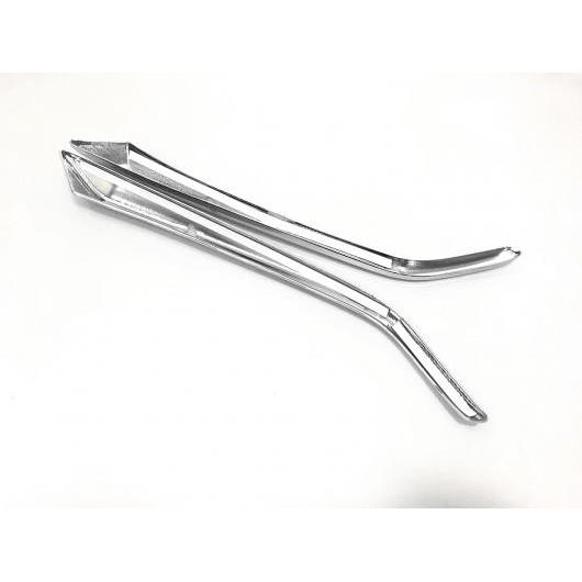 適用: マツダ CX-3 CX3 2017 2018 エクステリア フロント フォグライト ストリップ トリム カバー 2ピース ABS クローム AL-II-4288 ALの通販は 7,269円