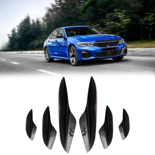 ユニバーサル フロント バンパー フィン スプリッタ カナード リップ スポイラー 適用: BMW E90 E92 E93 M3 05-12 タイプ001 AL-JJ-2844 AL
