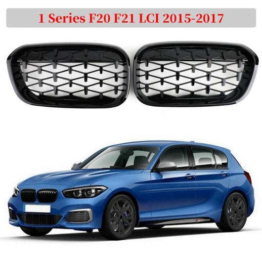 フロント グリル フロント フード グリル 適用: BMW 1シリーズ F20 F21 LCI 2015-2017 ブラック タイプ001 AL-JJ-2851 AL 17,715円
