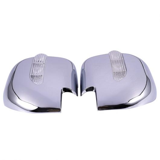 ドア ミラー カバー LED ABS クローム メッキ 適用: 三菱 パジェロ V73 2001 タイプ001 AL-JJ-2952 AL