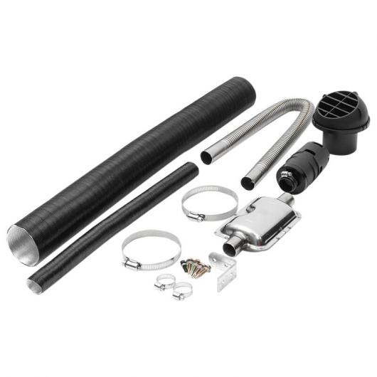 24mm エキゾースト ミュート + 25mm フィルター + エキゾースト ＆ インテーク パイプ 適用: エア ディーゼル ヒーター タイプ001 AL-JJ-3107 AL