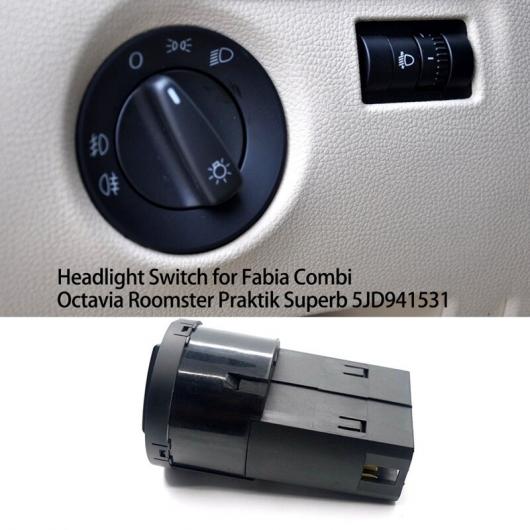 ヘッドライト フォグランプ スイッチ ノブ 適用: シュコダ ファビア コンビ オクタヴィア ルームスター プラクティク スペルブ 5JD941531 タイプ001 AL-JJ-3203 AL