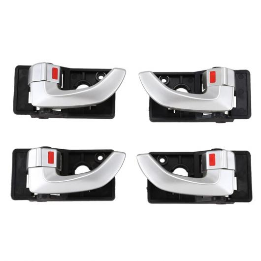 4ピース インテリア インサイド ドア ハンドル 左 右 セット 適用: ヒュンダイ/現代/HYUNDAI ツーソン 2005-2009 82620-2Z02 タイプ001 AL-JJ-3619 AL