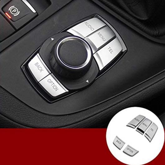 マルチメディア ボタン カバー ノブ フレーム 装飾 トリム クローム 適用: BMW X1 F48 2016 2017 2018 2019 2020 タイプ001 AL-JJ-3648 AL