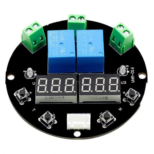 AL VHM-016 サーモスタット 温度 湿度 コントロール サーモメーター(温度計) 湿度計 コントローラー モジュール DC 12V LED デジタル ディスプレイ デュアル アウトプット タイプ001 AL-JJ-3800
