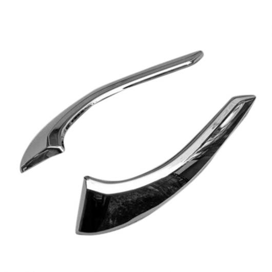 AL 2ピース アクセサリー フロント フォグライト アイブロー カバー トリム 適用: MAZDA2 デミオ 2015-2019 タイプ001 AL-JJ-4131