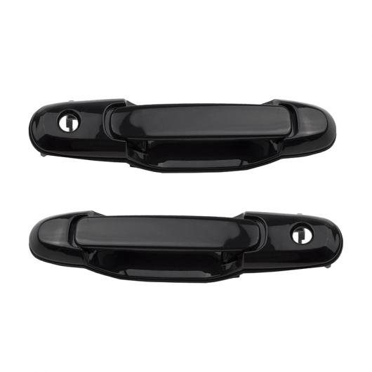 2ピース フロント 左 &amp; 右 アウトサイド エクステリア ドア ハンドル 適用: トヨタ シエナ 98-03 69210-08010 69220-08010 タイプ001 AL-JJ-4237 AL