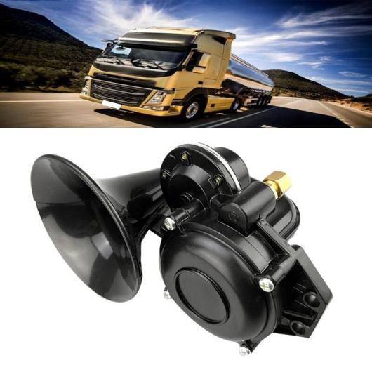 トラック 135DB エア ホーン 12/24V スーパー ラウド トランペット エア ホーン 電動 バルブ フラット 適用: 車両 トラック タイプ001 AL-JJ-4343 AL