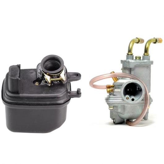 コンプリート キャブレター &amp; エア フィルター ボックス キット 適用: ヤマハ PW 50 PW50 1981-2009 タイプ001 AL-JJ-4376 AL