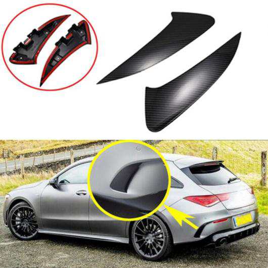 カーボンファイバー リア バンパー スポイラー サイド カナード 適用: メルセデスベンツ C118 CLA180 CLA200 CLA250 CLA35 CLA45 AMG タイプ001 AL-JJ-4862 AL