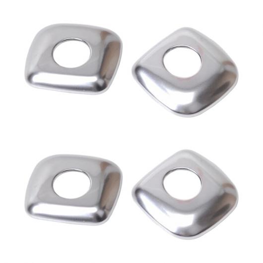 AL クローム ドア ロック ノブ ハトメ金 FERRULE カバー トリム 適用: BMW 5シリーズ F10 F11 520 528 535 550D シルバー AL-JJ-4924