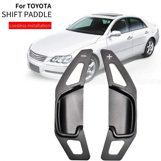 パドル シフター エクステンション アルミニウム 合金 ステアリング ホイール パドル シフター エクステンション 適用: トヨタ カローラ RAV4 カムリ レイツ/マークX 2012-2018 ブラック AL-JJ-5478 AL