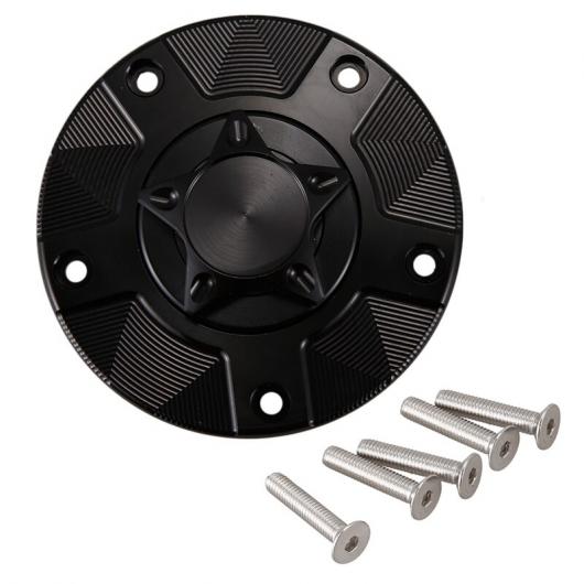 ガス フューエル タンク キャップ 適用: スズキ SV650 2003-2014 SV650S 2003-2013 バイク CNC クイック リリース カバー ブラック AL-JJ-5779 AL
