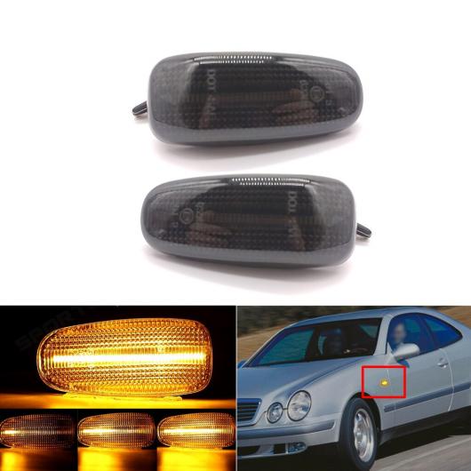 ダイナミック シーケンシャル アンバー LED サイド マーカー ターンシグナルライト 適用: ベンツ スプリンター 2006-2016＆ヴィト 2003-2013 クリア レンズ・スモーク レンズ AL-JJ-5860 AL