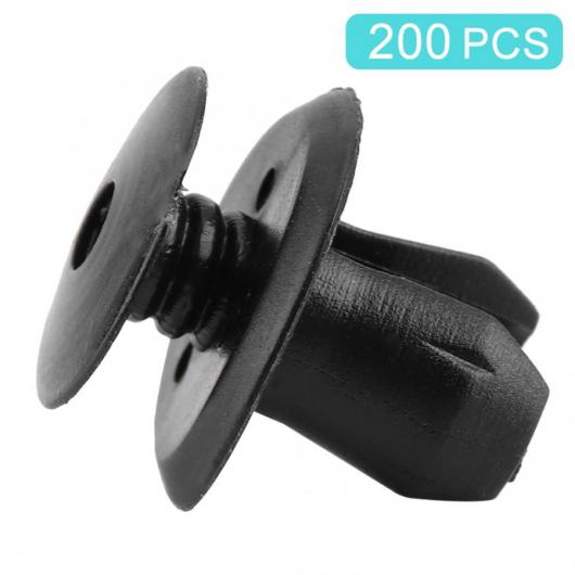 AL プッシュ リベット トランク バンパー 裏地 アソート クリップ ファスナー 固定器具 適用: インテリア クリップ 自動車 200ピース AL-JJ-8700