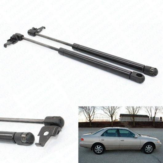 2ピース フロント フード オート ガススプリング ストラット プロップ リフト サポート 適用: トヨタ カムリ 1997 ノーマル ブラック AL-JJ-8886