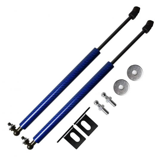 適用: ルノー/RENAULT カジャー 2009-2018 2 サイド フロント フード ボンネット ガス ストラット リフト サポート ショック ダンパー アブソーバー カーボンファイバー ブルー AL-JJ-8929 AL