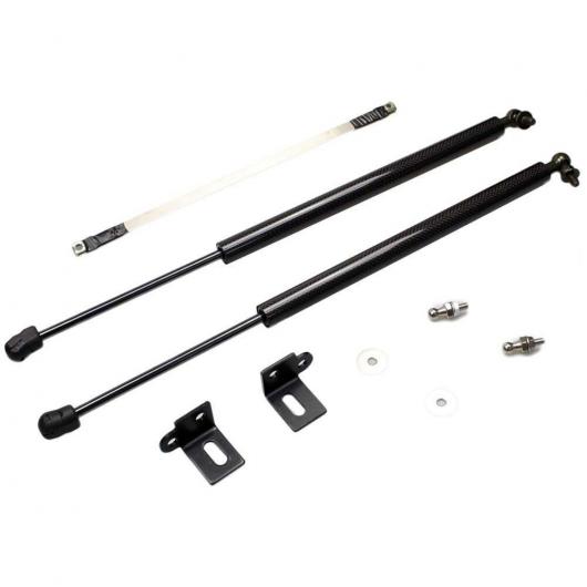ダンパー 適用: フォード/FORD フォーカス MK2 2005-2011 2ピース オート フロント ボンネット フード ガス ストラット リフト サポート ショック ブラック カーボンファイバー AL-JJ-8933 AL