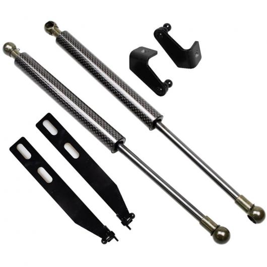 適用: トヨタ ヤリス ヴィッツ ヴィッツ ヤリス ベルタ XP90 2005-2013 フロント ボンネット フード ガス ストラット リフト サポート ショック ダンパー ブラック カーボンファイバー AL-JJ-9094 AL