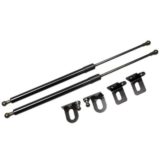 適用: 起亜 ニロ DE 2016-2020 2ピース フロント フード ボンネット ガス ストラット リフト サポート ショック ダンパー ノーマル ブラック AL-JJ-9160 AL