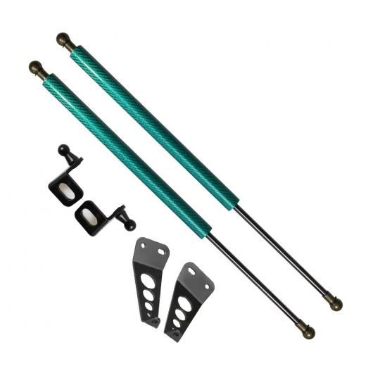 適用: 日産 300ZX Z32 1989-2000ペア フロント フード ボンネット リフト サポート ガススプリング ショック ロッド カーボンファイバー ブルー〜カーボンファイバー グリーン AL-JJ-9216 ALの通販は