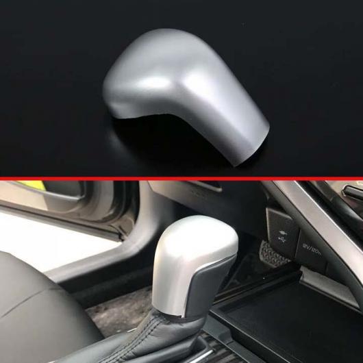 AL 適用: トヨタ カムリ 2018 2019 装飾 ギア ヘッド シフト ノブ スイッチング カバー インテリア トリマー モールディング アクセサリー ブラック・シルバー AL-JJ-9317