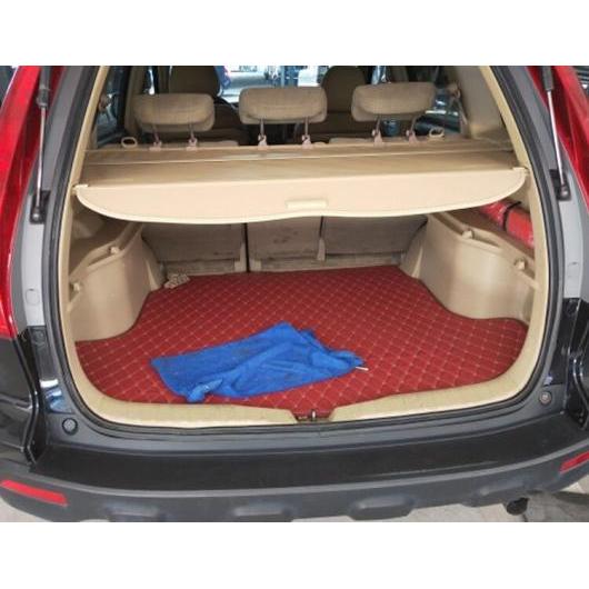 適用: ホンダ CRV CR-V 2007-2011 アルミニウム + キャンバス リア カーゴ カバー トランク スクリーン セキュリティ シールド シェード アクセサリー ブラック・ベージュ AL-JJ-9493 AL