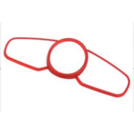 適用: ポルシェ/PORSCHE カイエン PO536 2018 2019 インテリア インストルメント パネル トリム レッド AL-KK-0311 ALの通販は