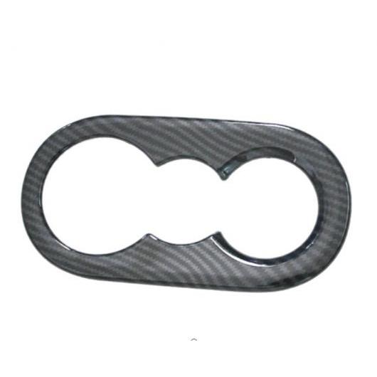 適用: ポルシェ/PORSCHE カイエン PO536 2018 2019 リア シート ドリンク カップホルダー トリム カバー ベゼル サラウンド フレーム スタイリング カーボン調 AL-KK-0319 AL