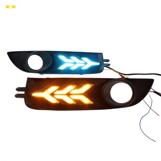 2ピース DRL ライト ランプ 適用: ビュイック/BUICK リーガル 2008-2013 LED フォグランプ 6000K ホワイト ターン イエロー ブルー ホワイト イエロー ブルー AL-KK-0568 AL