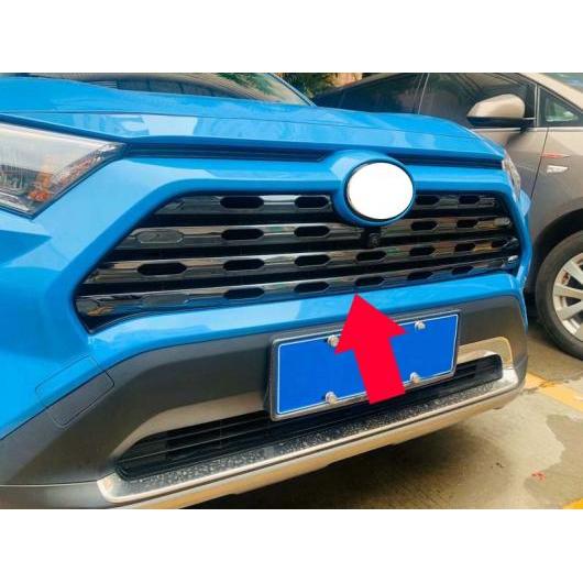 適用: トヨタ RAV4 2018 2019 装飾 アクセサリー ステンレス スチール グリル アクセント カバー メッシュ トリム ベゼル ガーニッシュ ブラック AL-KK-1010 AL