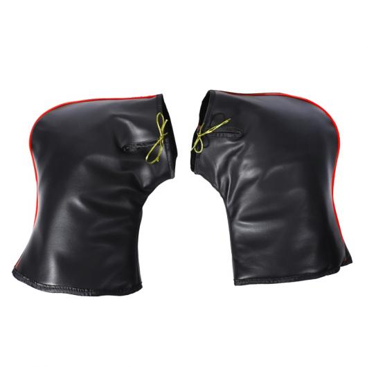 AL ウォーム オートバイ ハンドルバー グローブ 防水 オートバイ ハンドルバー グローブ ハンド 適用: ヤマハ ブラック AL-KK-1195