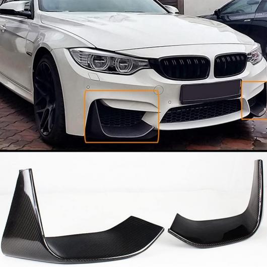 フロント バンパー ディフューザー リップ スプリッター ロワー コーナー スポイラー カバー 適用: BMW F80 M3 セダン 4D F82 F83 M4 クーペ 2D 2014-2019 ブラック AL-KK-1429 AL