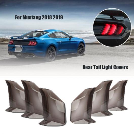6 ピース リア テールライト ランプ カバー プロテクター ステッカー 適用: フォード/FORD マスタング 2018 2019 装飾 ステッカー タイプ001 AL-KK-1530 AL